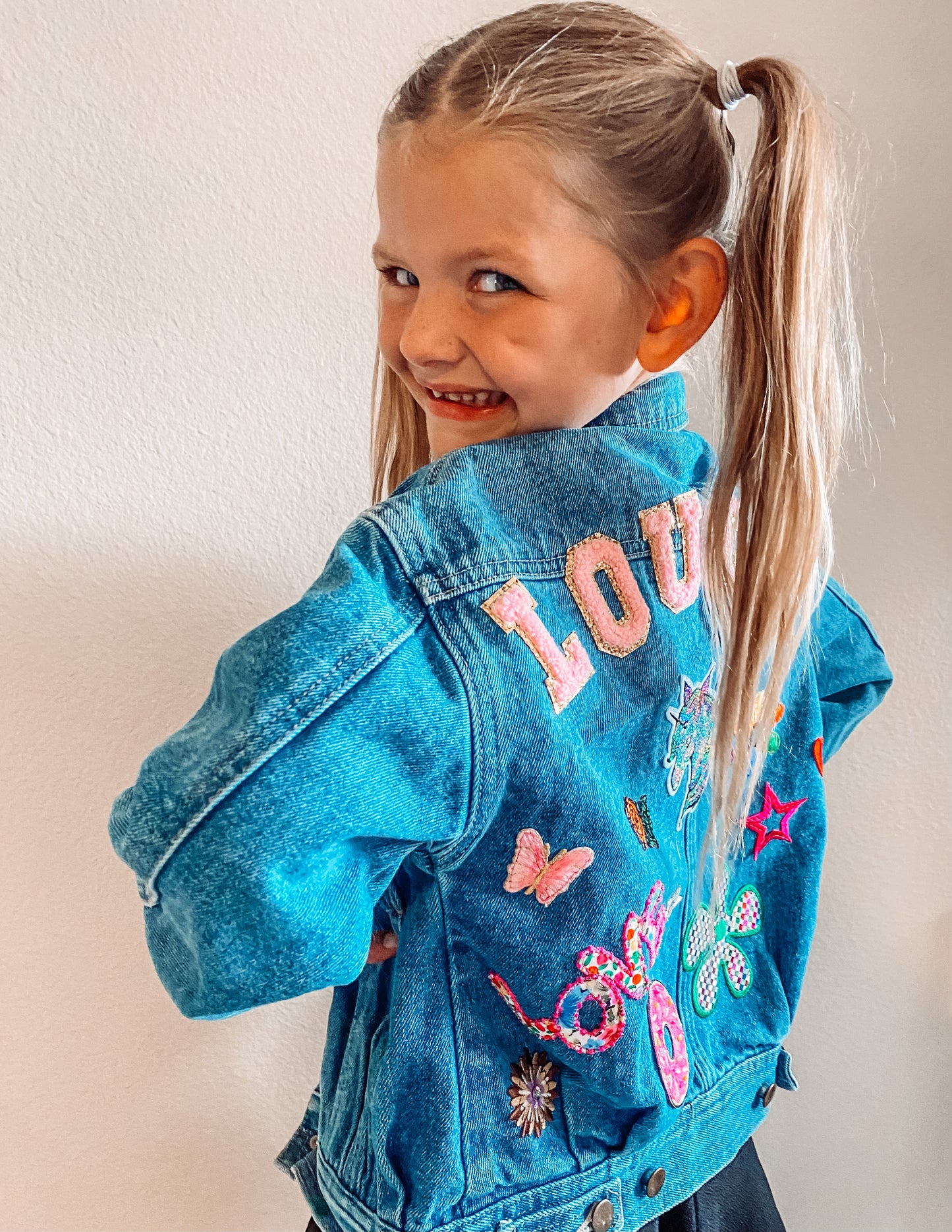 Personalized Patch Denim Jacket