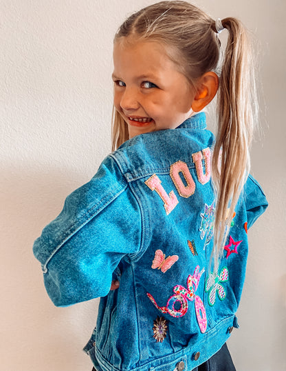 Personalized Patch Denim Jacket