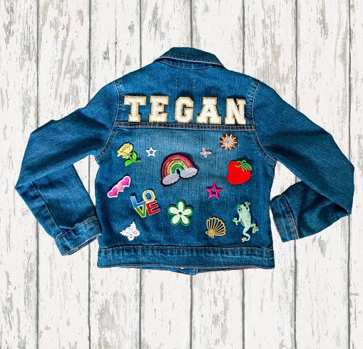 Personalized Patch Denim Jacket