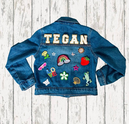 Personalized Patch Denim Jacket