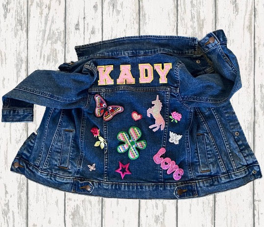 Personalized Patch Denim Jacket