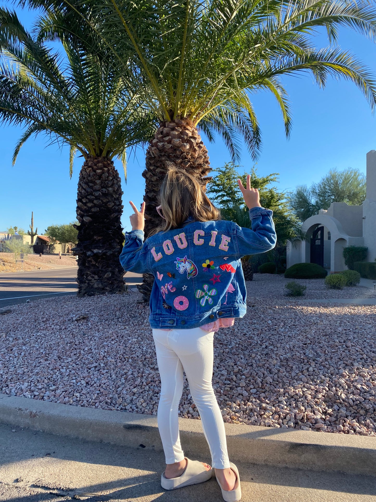 Personalized Patch Denim Jacket